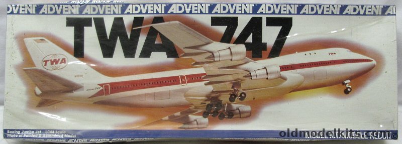 Revell 1/144 Boeing 747 Jumbo Jet TWA, 3402 plastic model kit